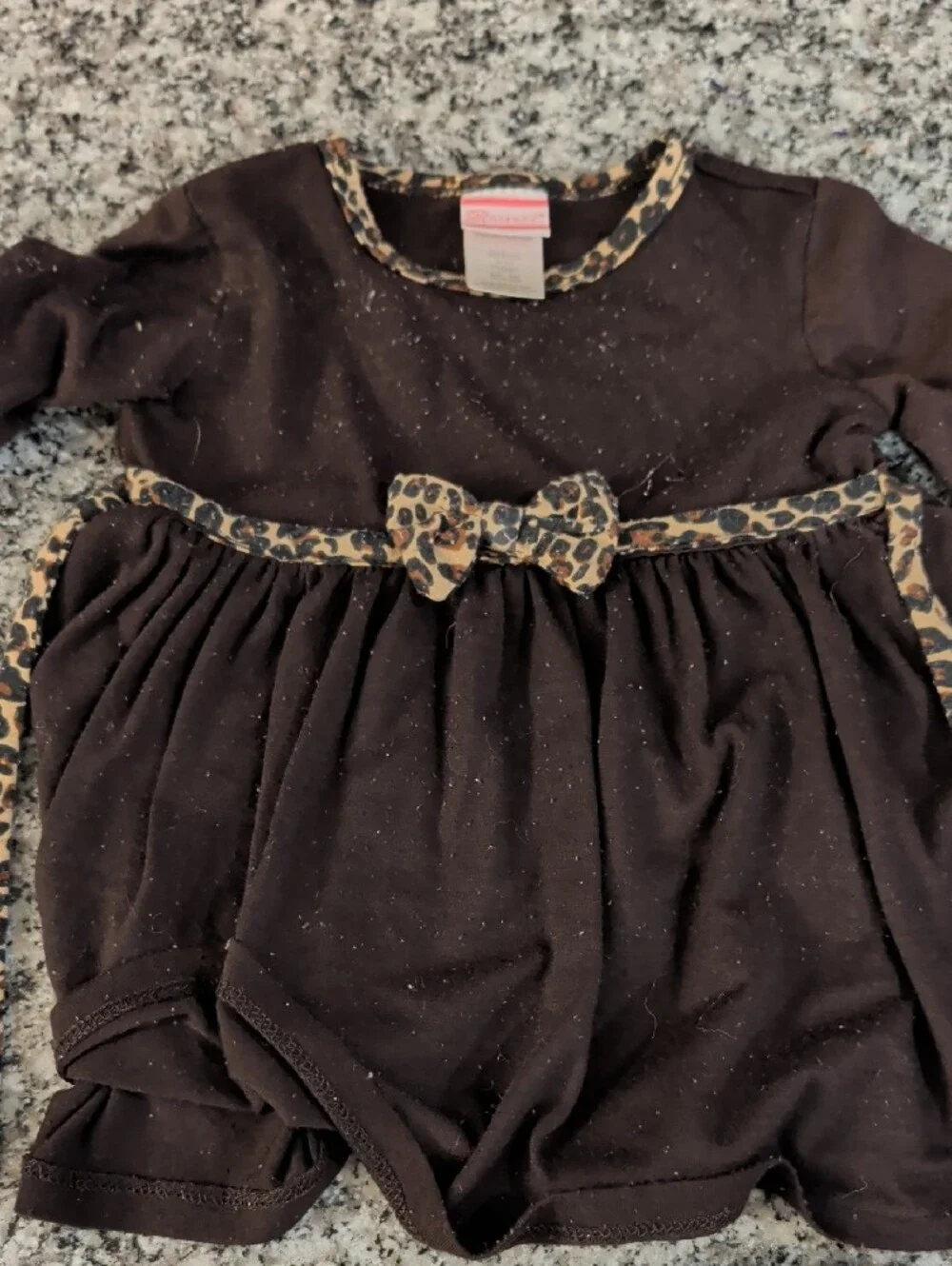Kids Leopard Print Brown Matching Set - Brand Unspecified